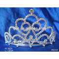 Strass-Braut-Tiara und Rhinestone-Verzierungen Schrank Krone Formteil